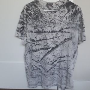 Black and White Tie Dye Shirt- Divided